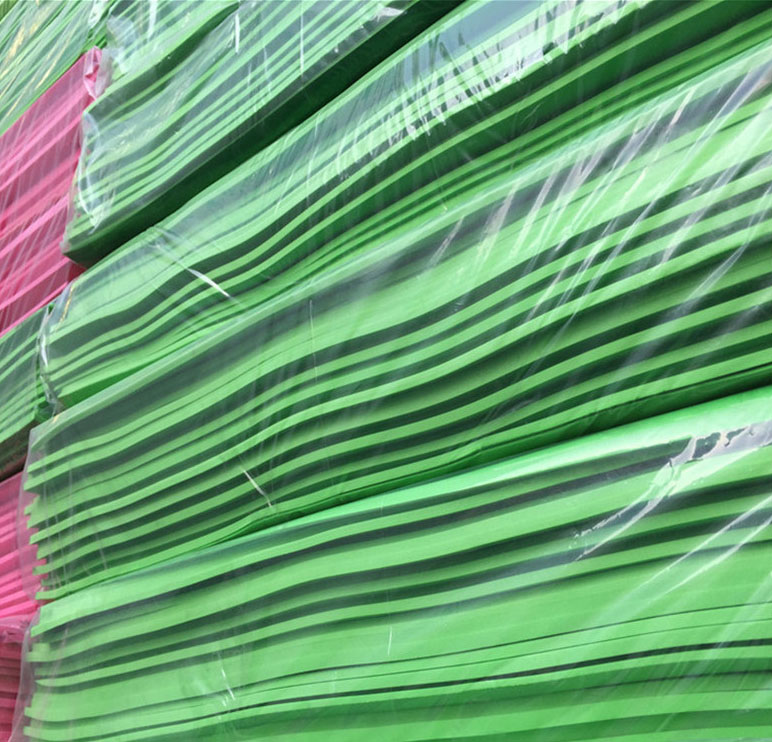 Supply of colored black and white eva sheets eva punched foam eva yoga mats