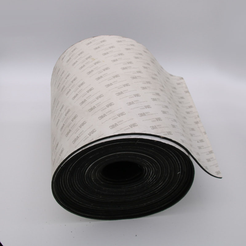 Black cr foam board sponge flame retardant sealed waterproof shock-absorbing adhesive strip board neoprene foam sponge board