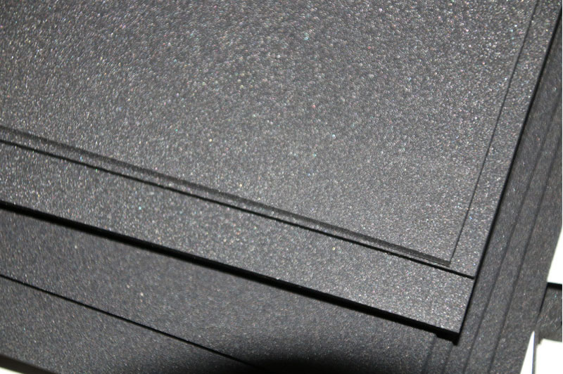 Black cr foam board sponge flame retardant sealed waterproof shock-absorbing adhesive strip board neoprene foam sponge board