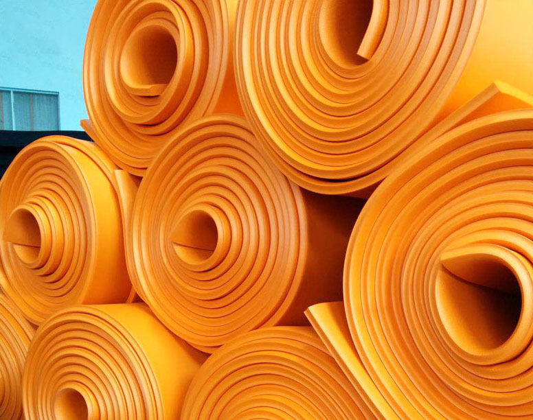 NBR foam pipe insulation nbr foam roll nbr rubber and plastic sheet double-sided crusted nitrile foam coarse pores nbr