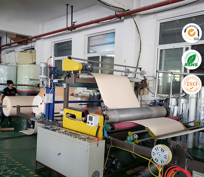 Source factory spot supply ixpe foam roll material domestic ixpe waterproof foam