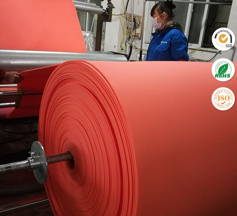 Source factory spot supply ixpe foam roll material domestic ixpe waterproof foam