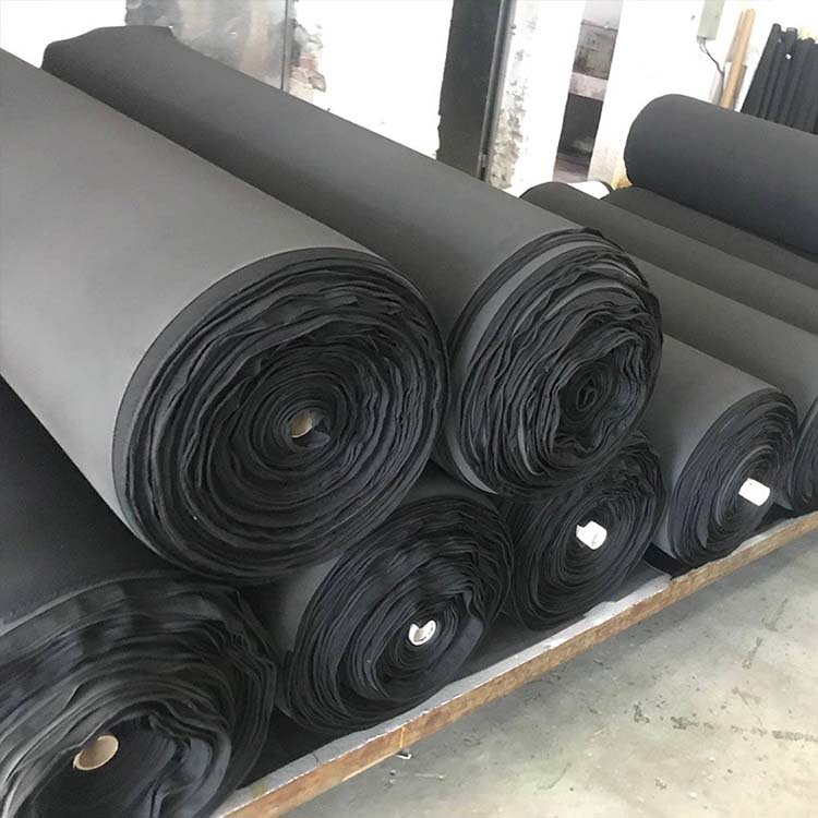 Black sbr roll off-white sheet aqua diving material foam sheet composite sbr sponge material