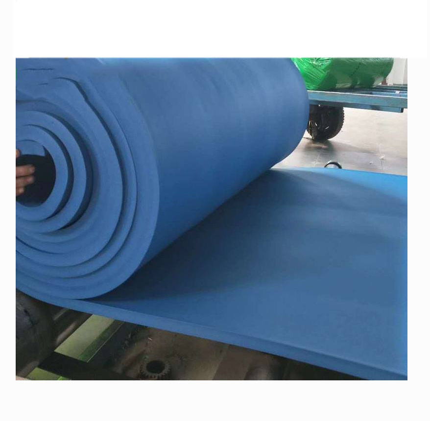 Nature Rubber foam roll coil fire-retardant aluminum foil self-adhesive rubber and plastic board