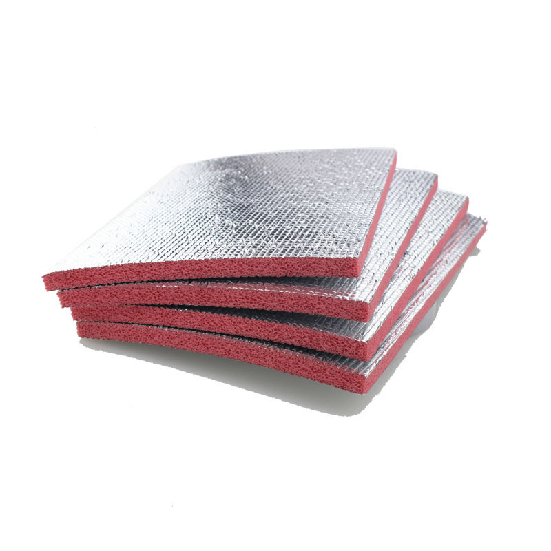 XPE foam flame retardant thermal insulation material thickened braided foil top layer of sunscreen moisture-proof film
