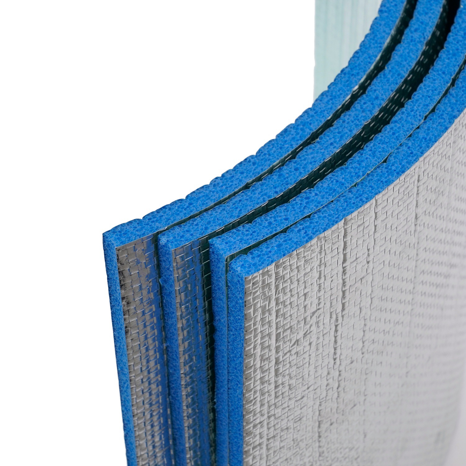 XPE foam flame retardant thermal insulation material thickened braided foil top layer of sunscreen moisture-proof film