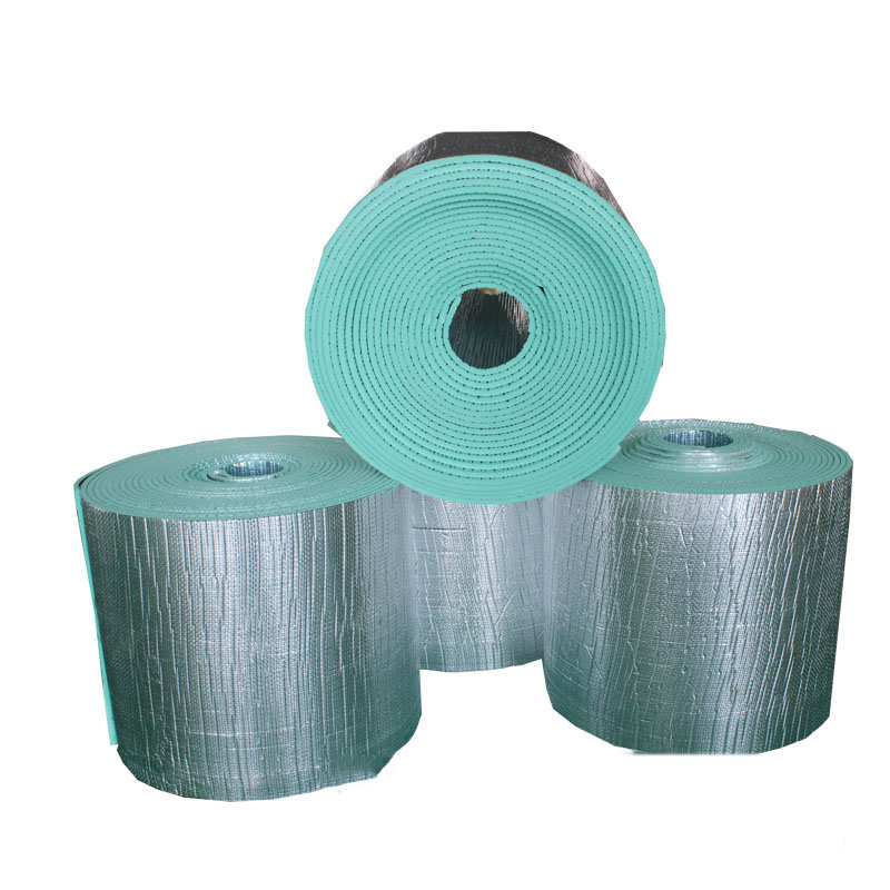 XPE foam flame retardant thermal insulation material thickened braided foil top layer of sunscreen moisture-proof film