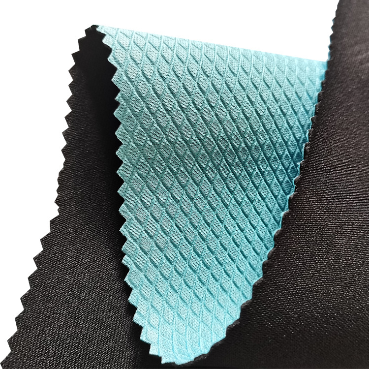 SBR foam roll diving single side embossed water cup sleeve anti-slip antibacterial fabric, polyester double-sided cloth fit