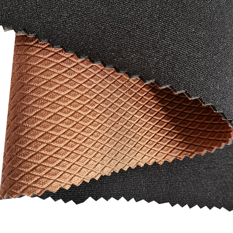 SBR foam roll diving single side embossed water cup sleeve anti-slip antibacterial fabric, polyester double-sided cloth fit