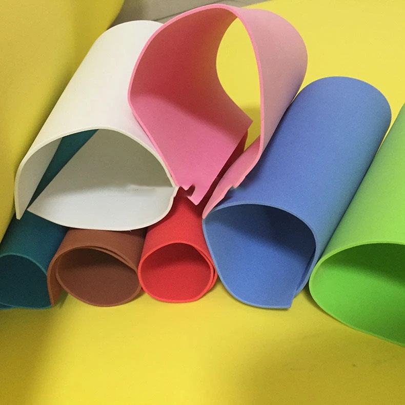 Anti-static 1mm-5mm coil color EVA high shrapnel EVA foam sheet