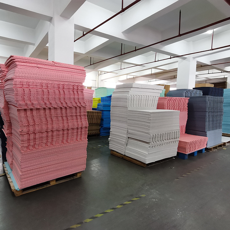 tpe sheet yoga mat material high density closed cell foam optional color factory wholesale