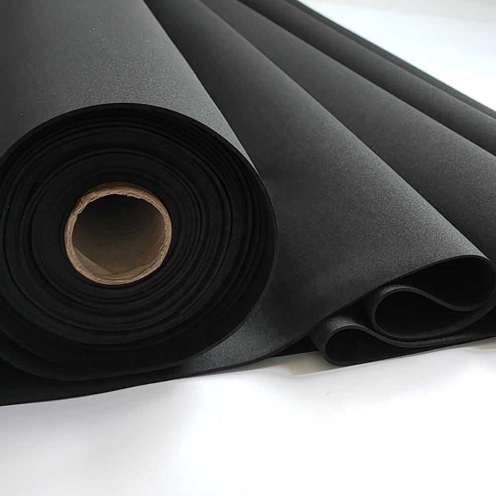 1-30mm CR Black Neoprene Rubber Foam Neoprene Sheets