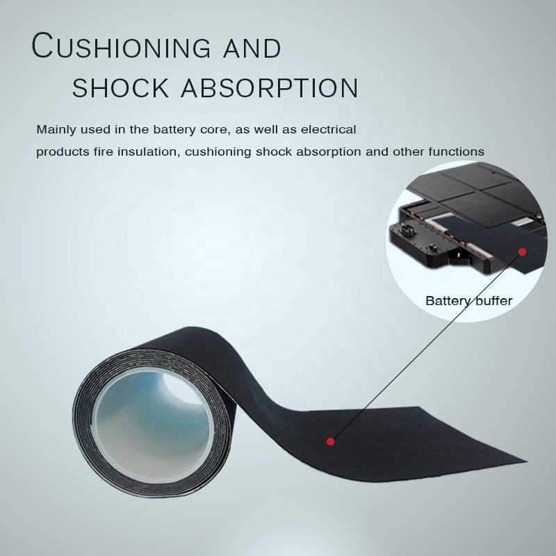 Factory flame retardant high adhesion masking heat resistant self adhesive double sided acrylic CR foam sheet tape for automotive