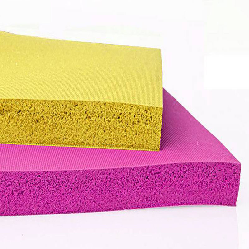 Custom high elastic red black color epdm foam sheet sponge sheet closed cell silicone rubber foam sheet