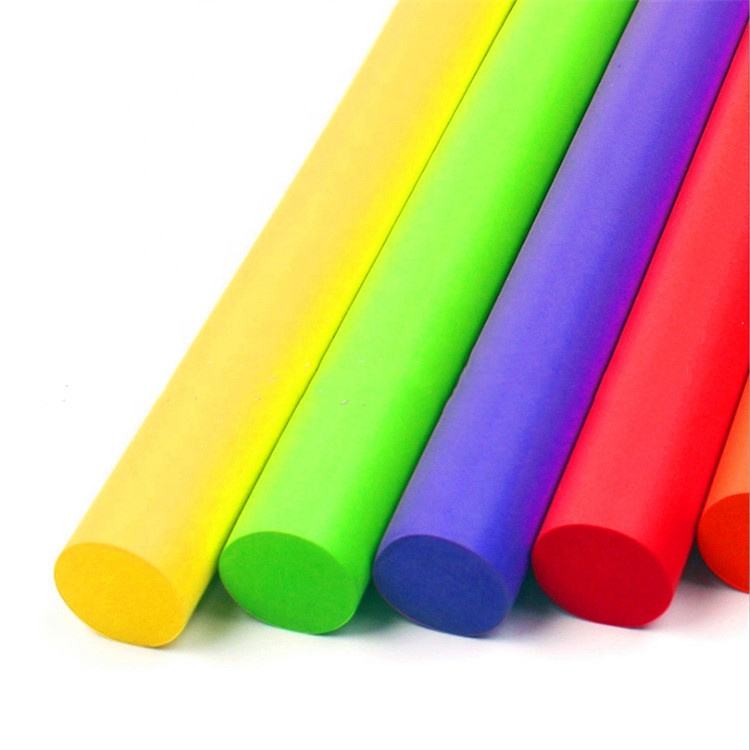 Color Epe foam round roll foam Roll Polyurethane Foam Tube Notty Tube