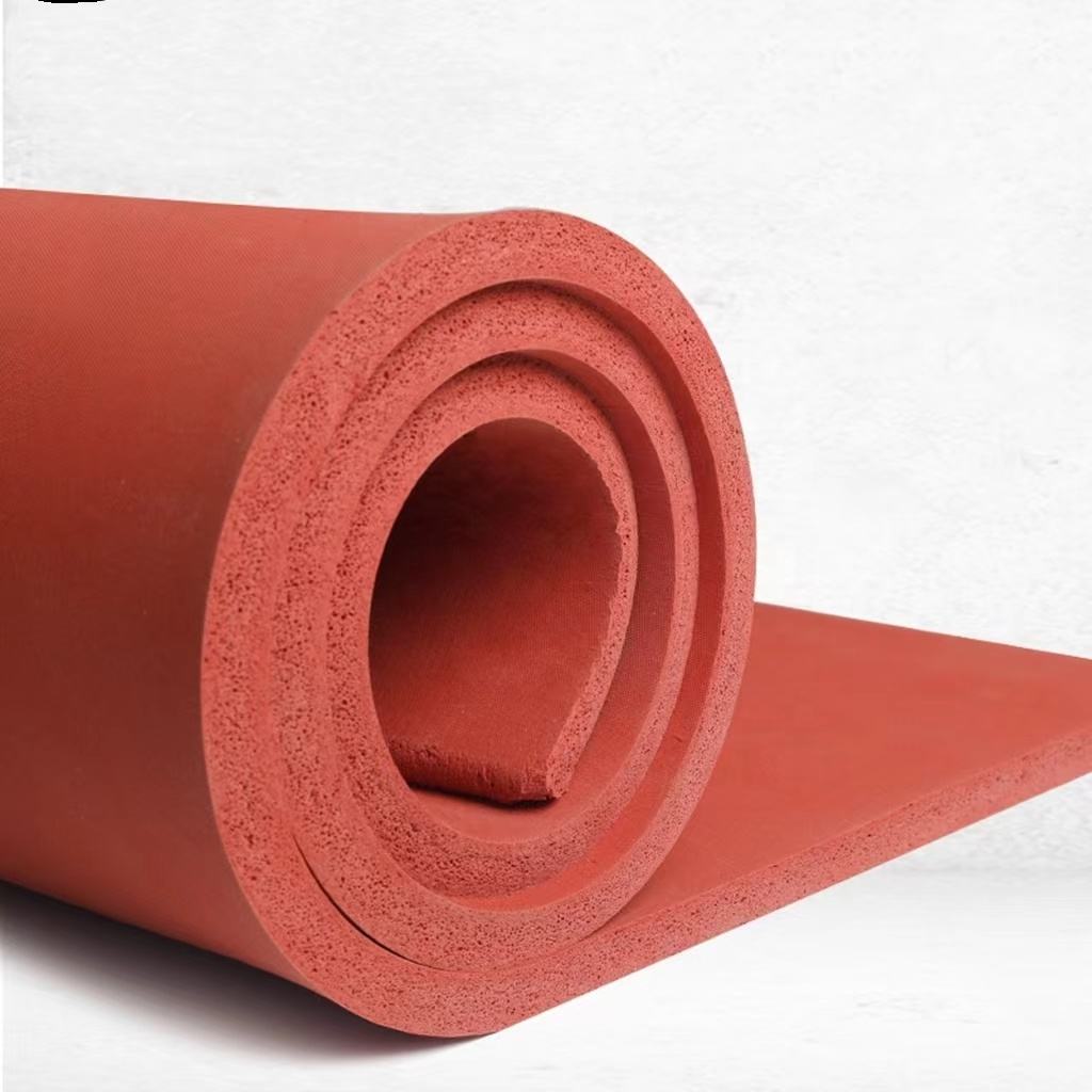 customize natural EPDM neoprene nitrile rubber gasket sheet material 4-50mm sponge Rubber Silicone Foam Sheet