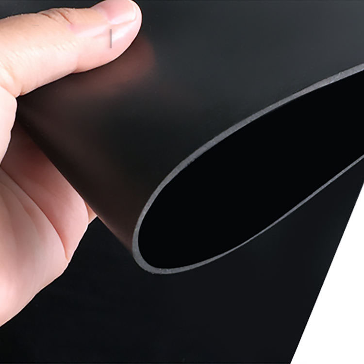 Black Non Slip Wear Resistant EPDM Rubber Flooring Sheet Mat Anti Slip Rubber Sheet