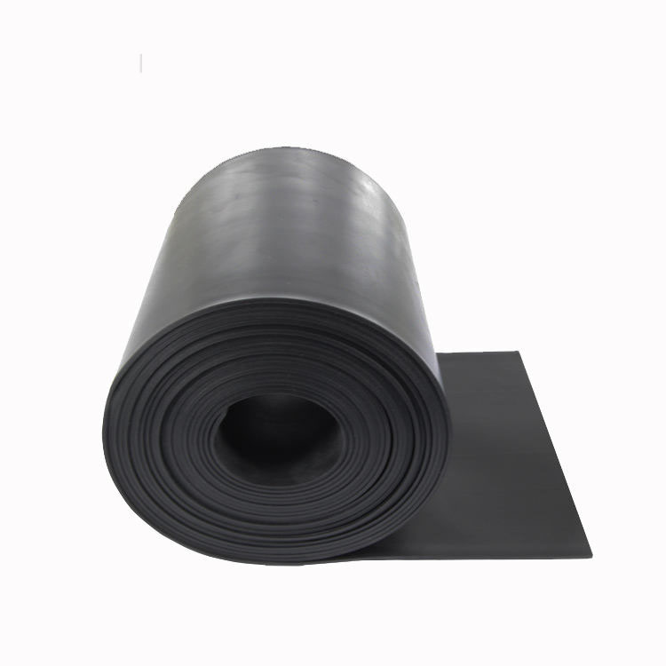 Black Non Slip Wear Resistant EPDM Rubber Flooring Sheet Mat Anti Slip Rubber Sheet