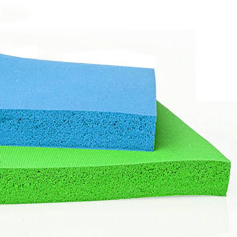 Custom high elastic red black color epdm foam sheet sponge sheet closed cell silicone rubber foam sheet