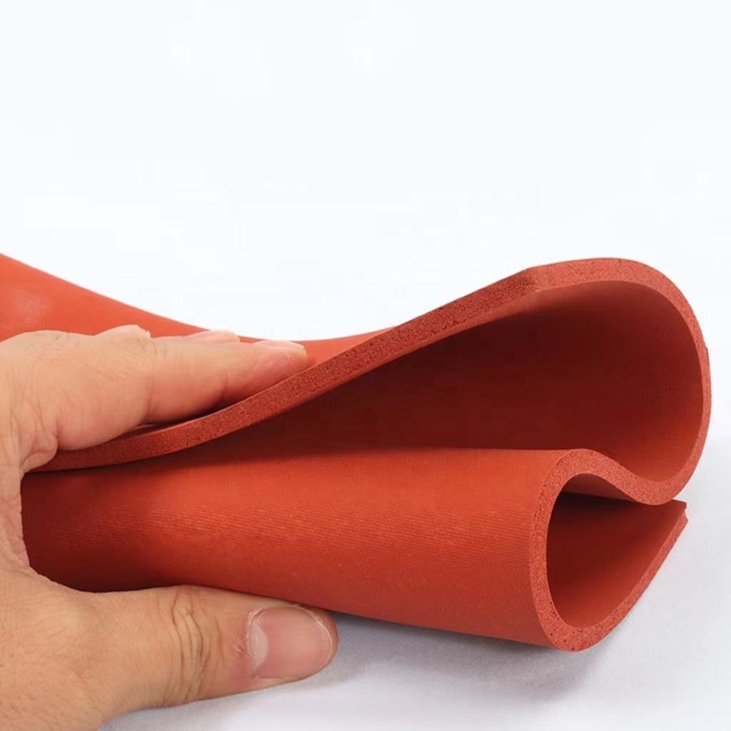 customize natural EPDM neoprene nitrile rubber gasket sheet material 4-50mm sponge Rubber Silicone Foam Sheet
