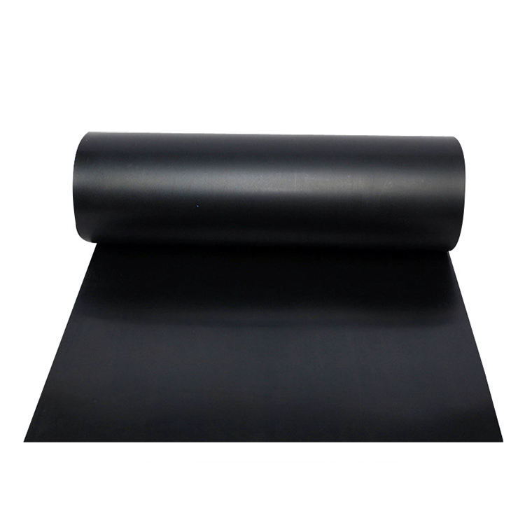 Black Non Slip Wear Resistant EPDM Rubber Flooring Sheet Mat Anti Slip Rubber Sheet