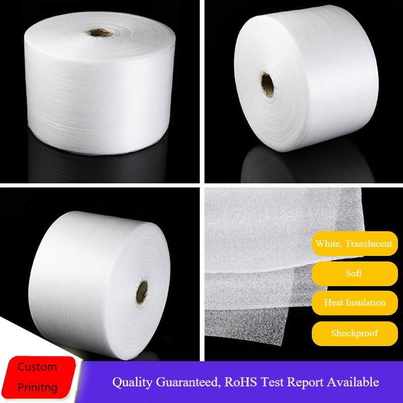 EPE Polyfoam Cushion Packaging Foam Lightweight Expandable Polyethylene Foam Roll 1.2m x 150m or Custom Thickness and Width