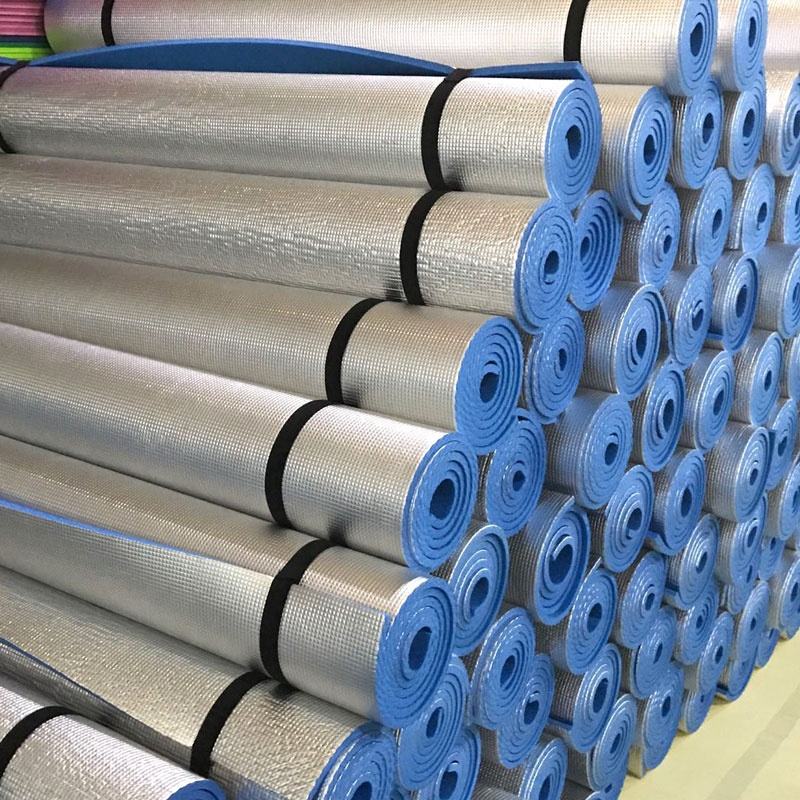 High Density Waterproof XPE Foam Roll Chemical Crosslinked Polyethylene Aluminum Shock Pad