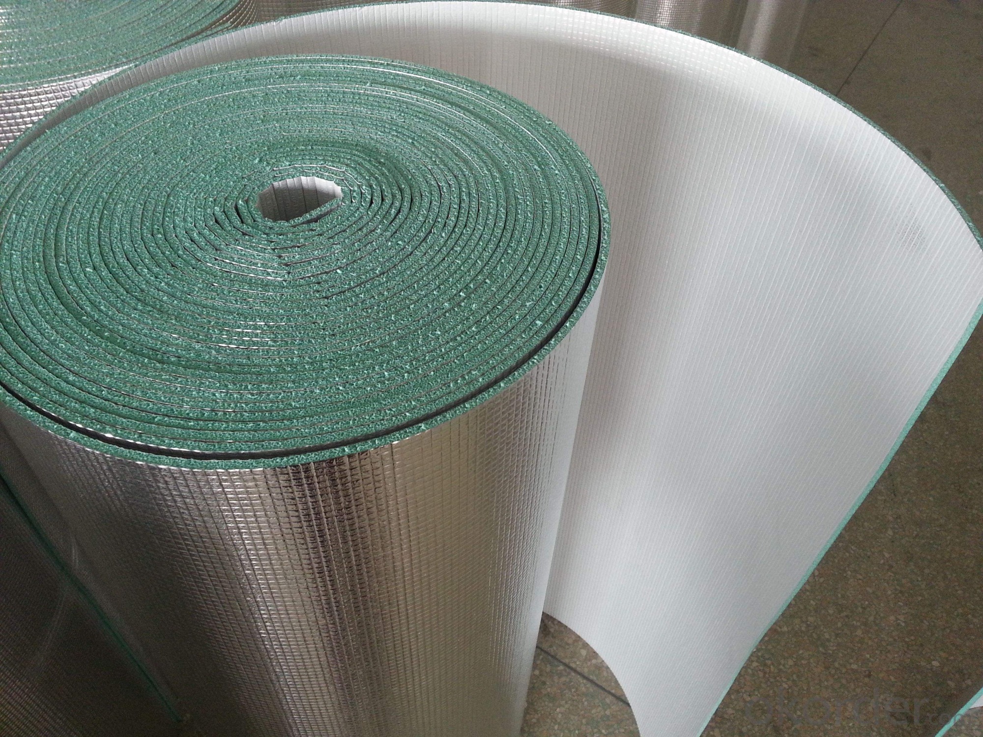 reflective aluminium bubble foil xpe foam roll heat insulation/insulation material