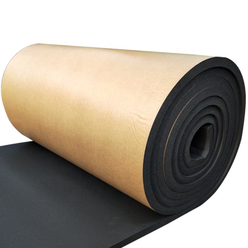 10mm pvc foam roll flexible pvc waterproof insulation rubber foam blanket foil sheet