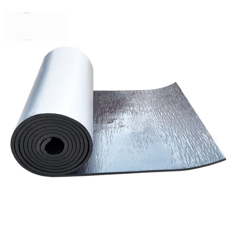 thermal reflective insulation self adhesive fire resistant epe foam roll with aluminum foil sheet roll for roofing