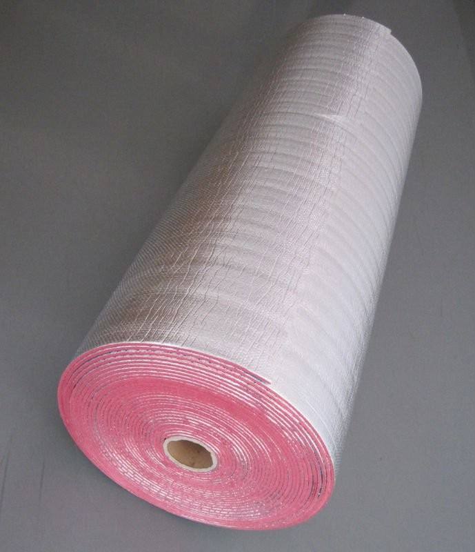 reflective aluminium bubble foil xpe foam roll heat insulation/insulation material