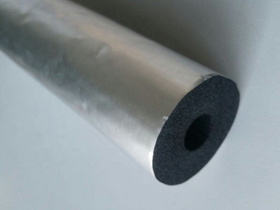 closed cell pvc foam roll rubber sheet insulation roll with Aluminum foil