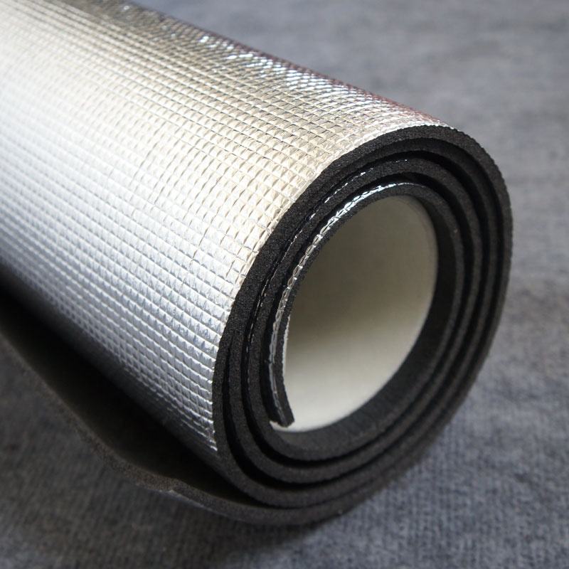 High Density Waterproof XPE Foam Roll Chemical Crosslinked Polyethylene Aluminum Shock Pad