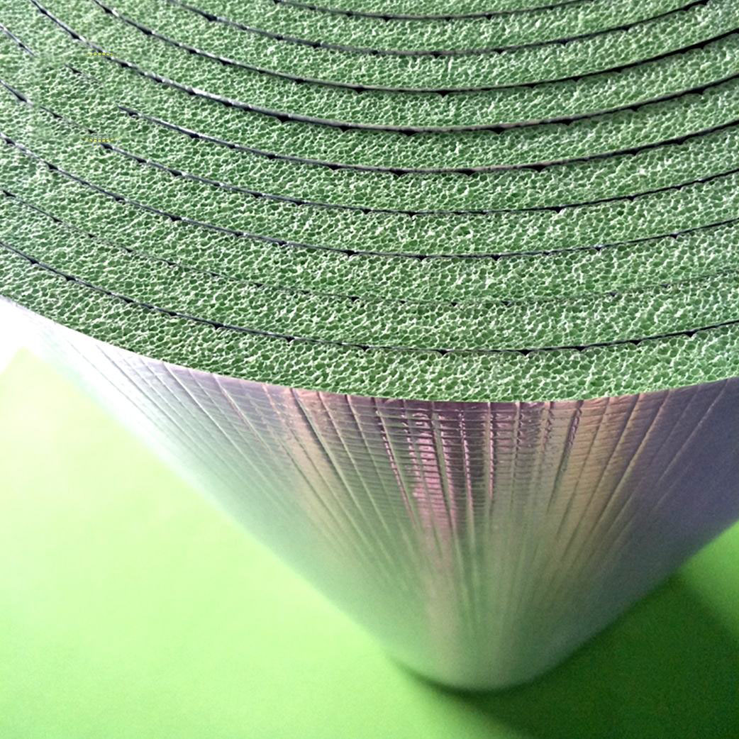 XPE aluminum foam Roll insulation Closed Cell Foam Thermal