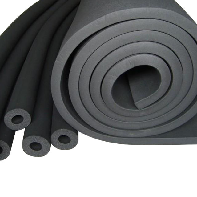 10mm natural silicon rubber foam insulation roll for air conditioner