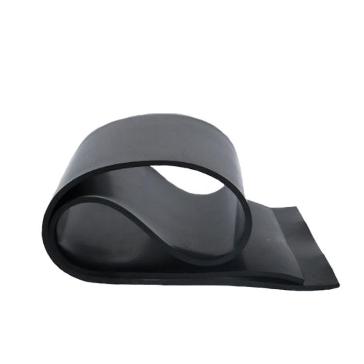 Shock Absorbing Black Color Neoprene SbR Rubber Sheet Mat Board Roll