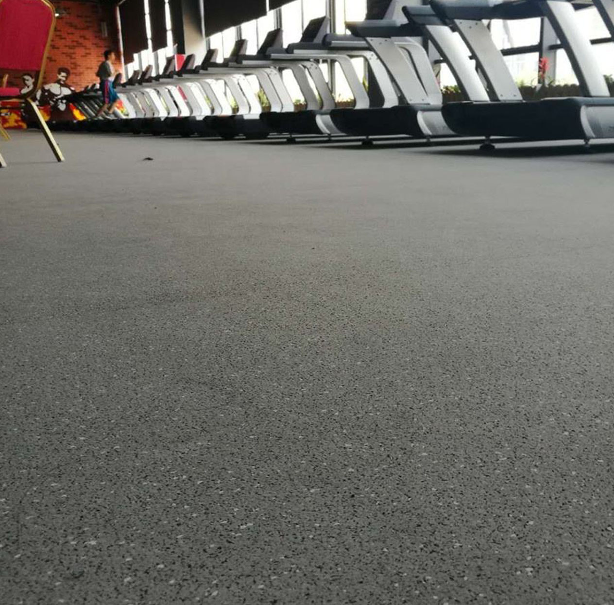 High density recycled gym rubber sheet EPDM with SBR sparkle