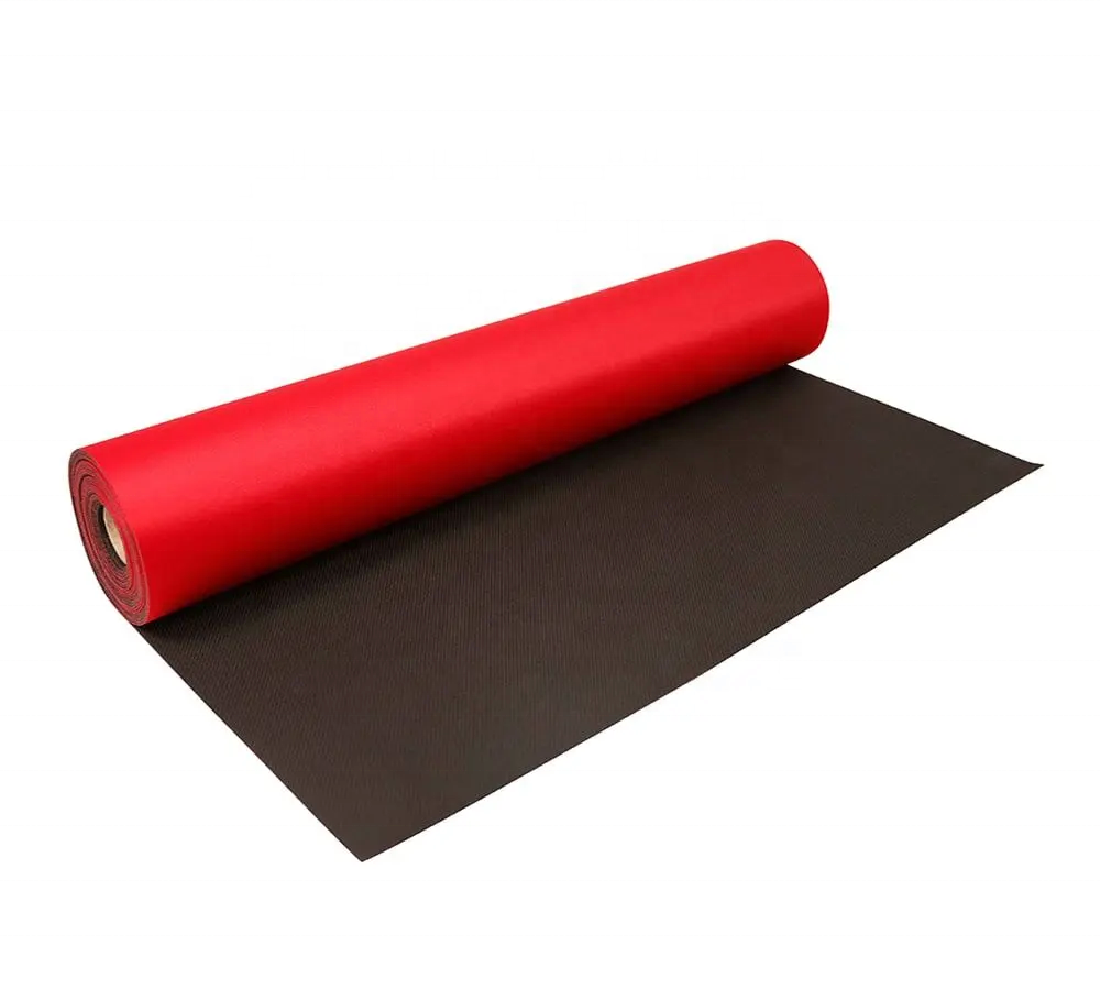 Red Blue Nature Rubber Slide Moving Mats Anti Slip Floor Runner Long Neoprene For Large Furniture Appliances Sliding Protection
