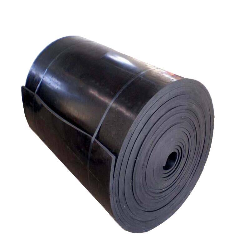 Shock Absorbing Black Color Neoprene SbR Rubber Sheet Mat Board Roll