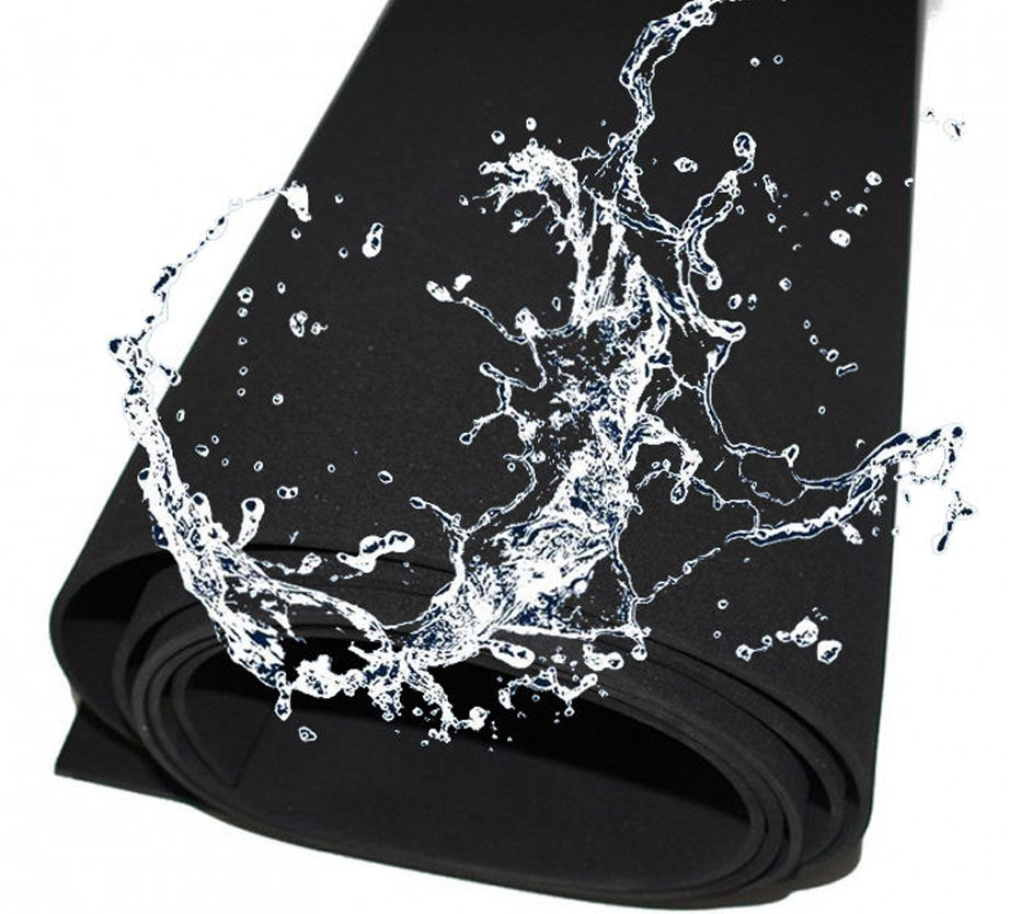 waterproof Anti-Vibration Pads CR 2mm Closed Cell Foam rubber foam Sponge neoprene sheet for Wetsuit material