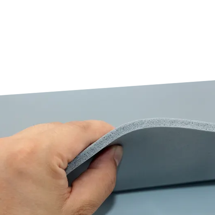 1mm 2mm 3mm 4mm /mat/pad/plate PE Silicone foam rubber sheet