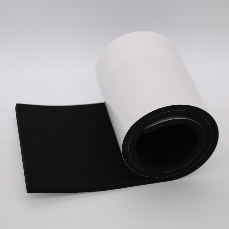 Black cr foam board sponge flame retardant sealed waterproof shock-absorbing adhesive strip board neoprene foam sponge board