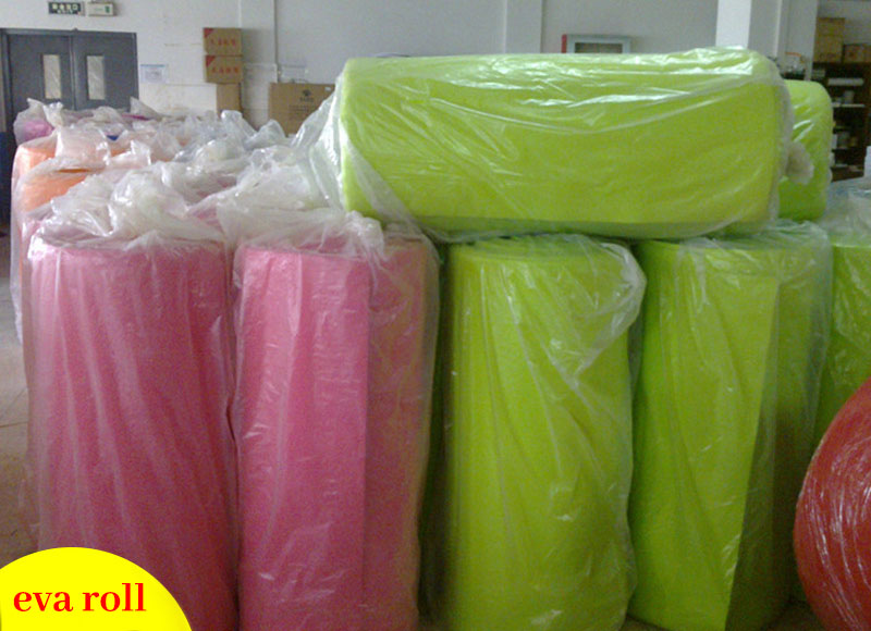Factory direct supply of 1.5 meters wide black and white eva rolls of various thicknesses and color eva rolls Shanghai foam manufacturer