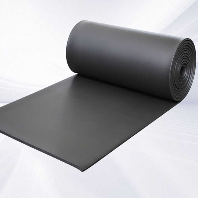 NBR foam roll aluminum foil insulation board 5mm double-sided leather rubber and plastic cotton insulation cotton air pipe flame retardant insulation lining backed by rubber sponge