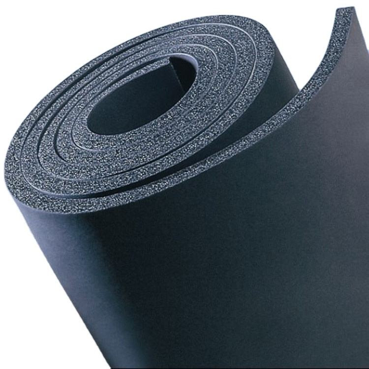 NBR Acoustic Foam 20mm Closed Cell Black Nitrile Rubber Pvc Foam Rubber Insulation roll