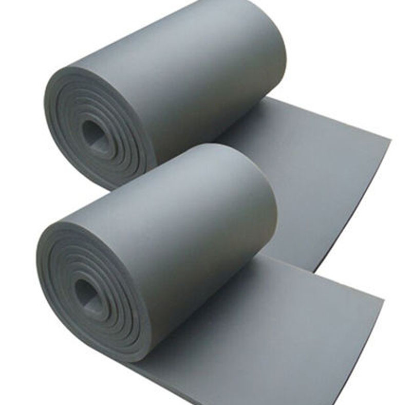 NBR Acoustic Foam 20mm Closed Cell Black Nitrile Rubber Pvc Foam Rubber Insulation roll