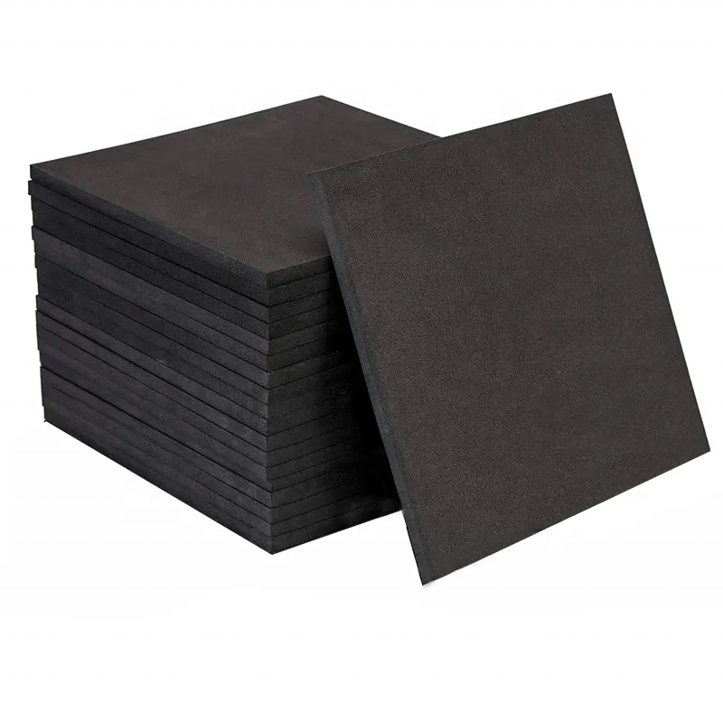 Factory die cut custom Black foam board packing eva foam sheet 1mm 2mm 3mm 4mm eva foam sheets